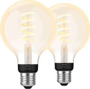 Philips hue filamentlamp white ambiance globe e27 2-pack 2 894214