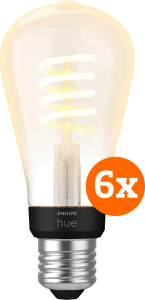 Philips hue filament white ambiance edison 6-pack 2 896914