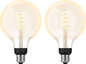 Philips hue filament white ambiance globe xl 2-pack 2 896985