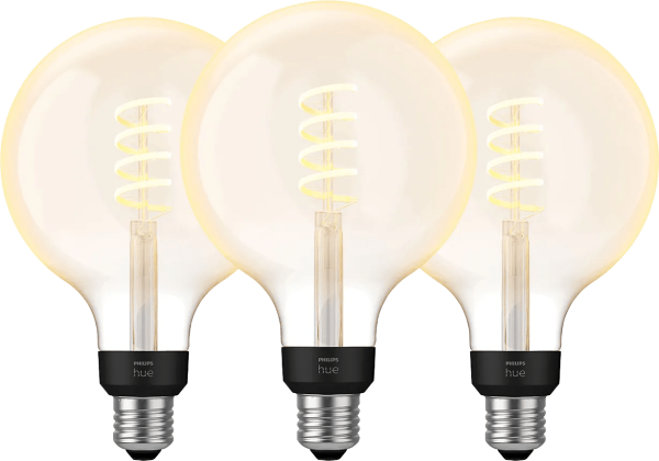Philips Hue Filament White Ambiance Globe XL 3-pack