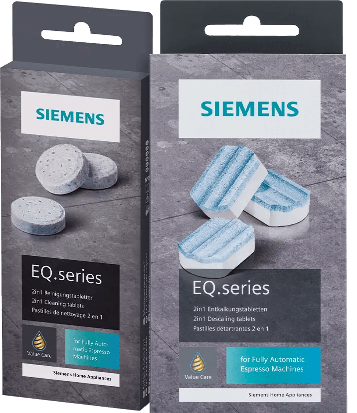 Siemens ontkalkingstabletten + reinigingstabletten 1 Siemens ontkalkingstabletten + reinigingstabletten