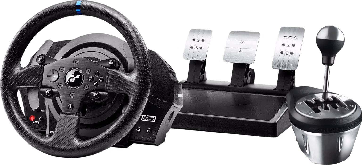 Thrustmaster t300 rs gt + th8a shifter 1 Thrustmaster t300 rs gt + th8a shifter