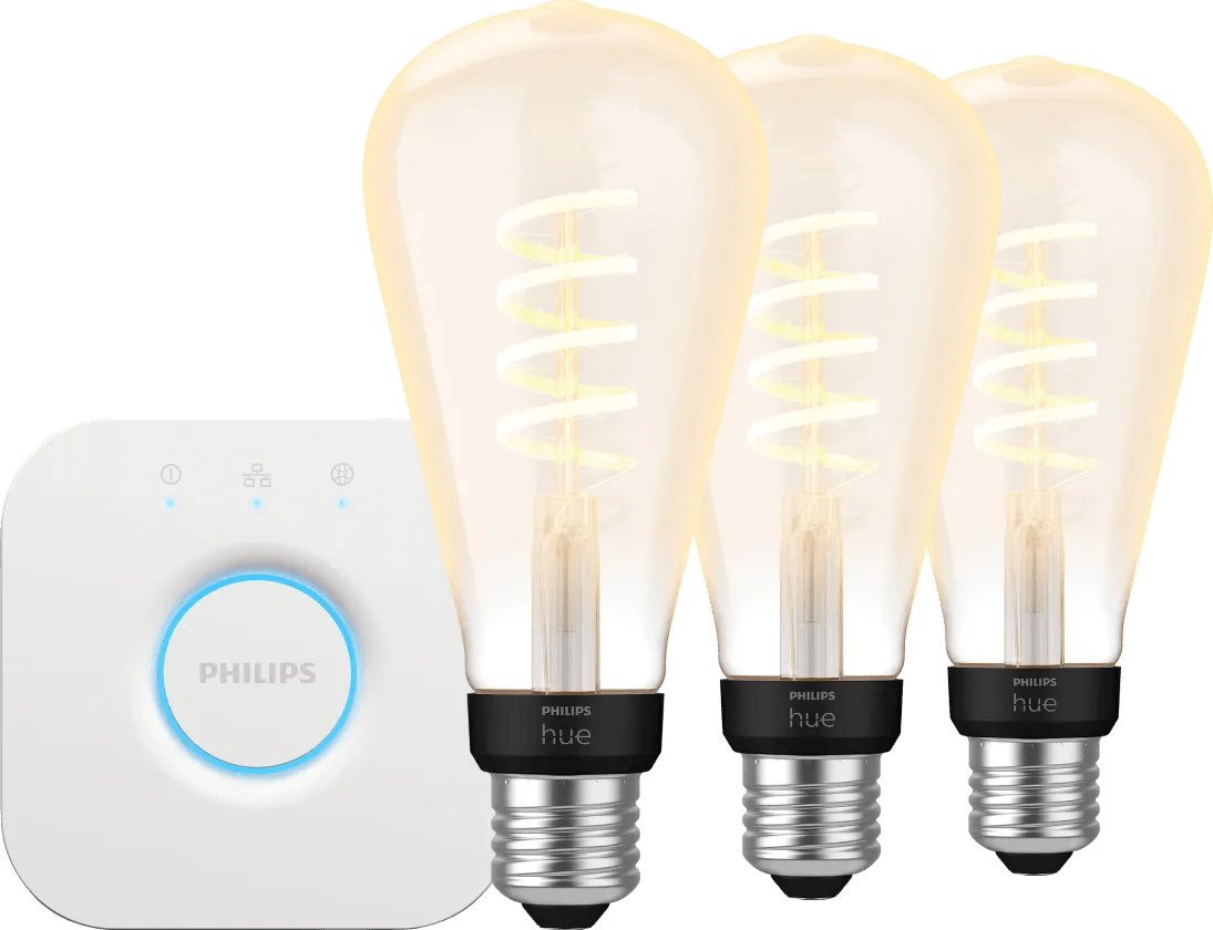 Philips hue filament white ambiance edison xl 3-pack + bridge 1 Philips hue filament white ambiance edison xl 3-pack + bridge