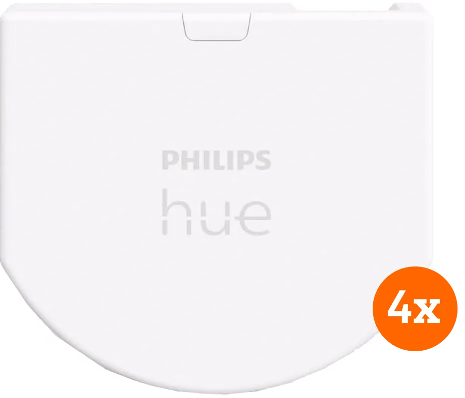 Philips hue wandschakelaarmodule 4-pack 1 Philips hue wandschakelaarmodule 4-pack