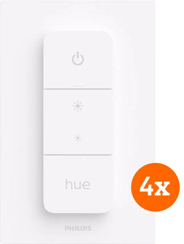 Philips Hue Draadloze dimmer switch 4-pack