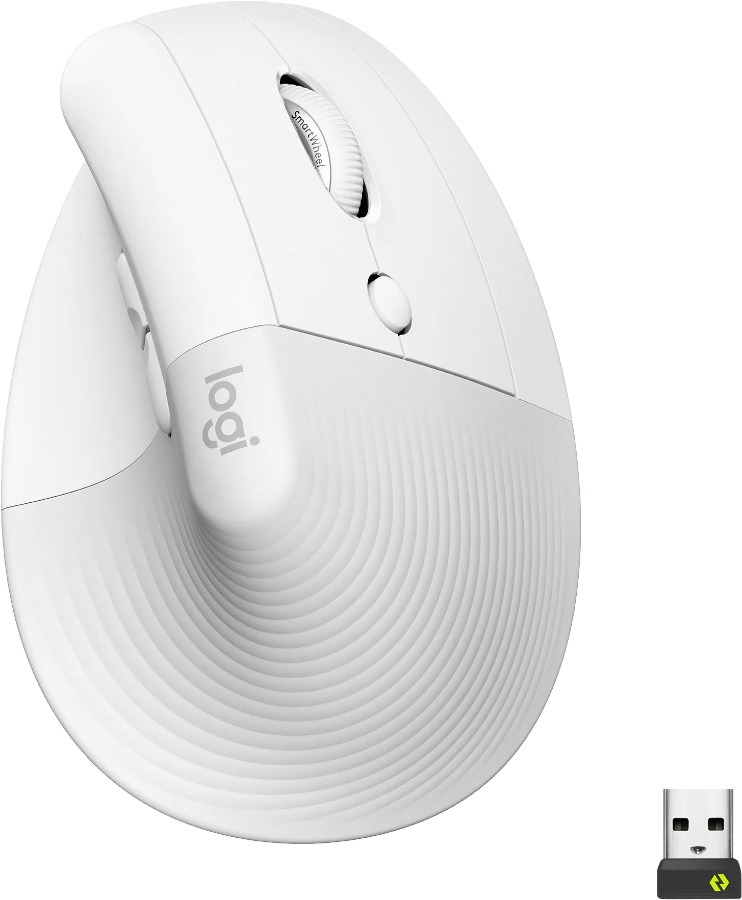 Logitech lift verticale ergonomische muis wit 1 Logitech lift verticale ergonomische muis wit