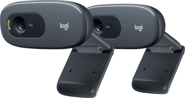 Logitech C270 HD-Webcam Duo Pack