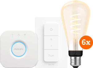 Philips hue filament white ambiance edison xl 6-pack startpakket 2 909199