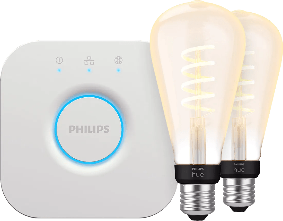 Philips hue filament white ambiance edison xl 2-pack + bridge 1 Philips hue filament white ambiance edison xl 2-pack + bridge