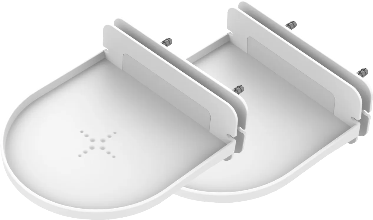 Veripart universele wandhouder 2-pack 1 Veripart universele wandhouder 2-pack