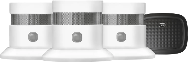 KlikAanKlikUit Rookmelder ZSDR-850 (3 jaar) 3-Pack + Smart Bridge