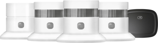KlikAanKlikUit ZSDR-850 (3 jaar) 3-Pack + Koolmonoxidemelder + Smart Bridge