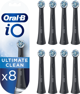 Oral-b io ultimate clean zwart met kleurindicator (8 stuks) 2 912515