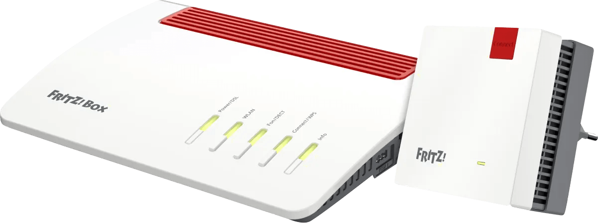 Fritz! Box 7590 ax dsl + fritz! Repeater 1200 ax 1 Fritz! Box 7590 ax dsl + fritz! Repeater 1200 ax