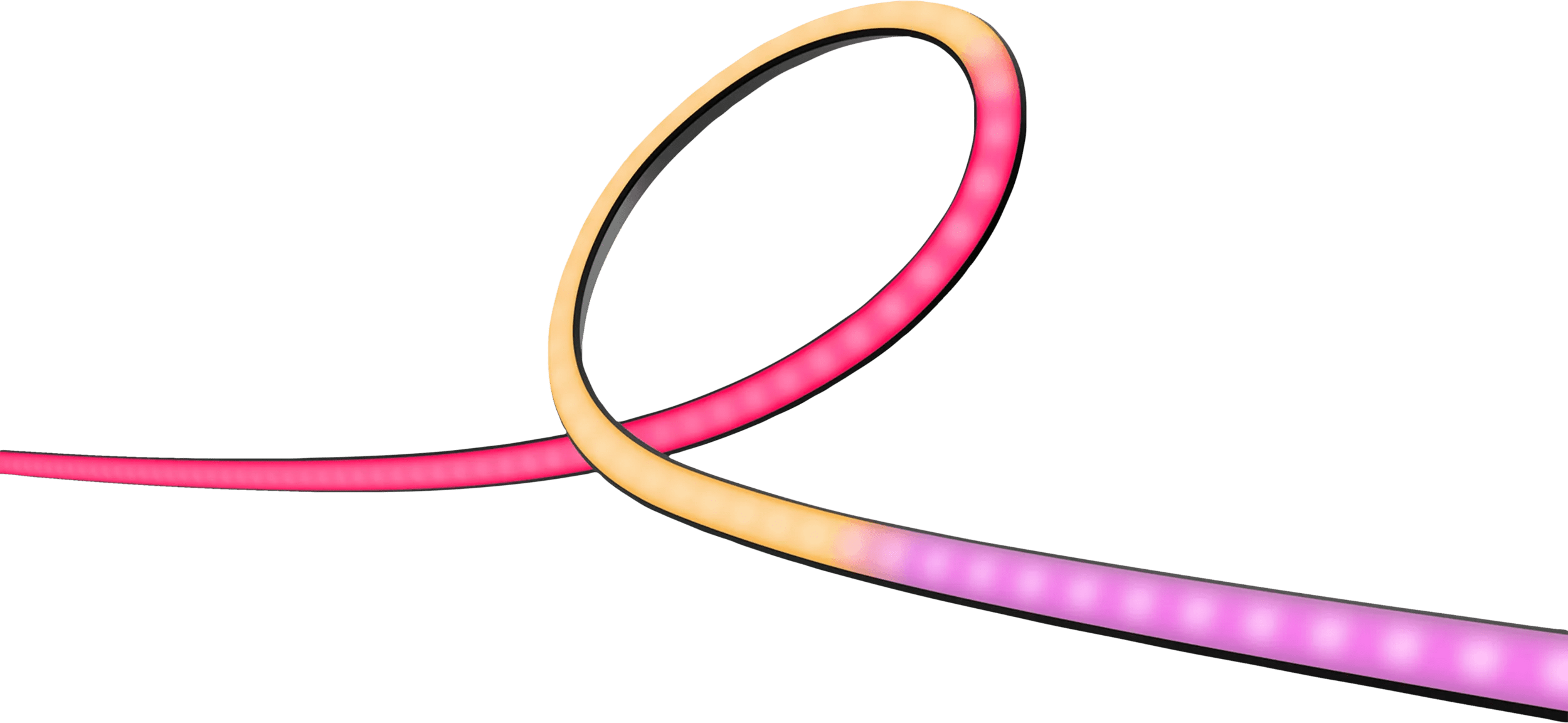 Philips hue gradient lightstrip white and color - voor 32-34 inch pc's 1 Philips hue gradient lightstrip white and color - voor 32-34 inch pc's