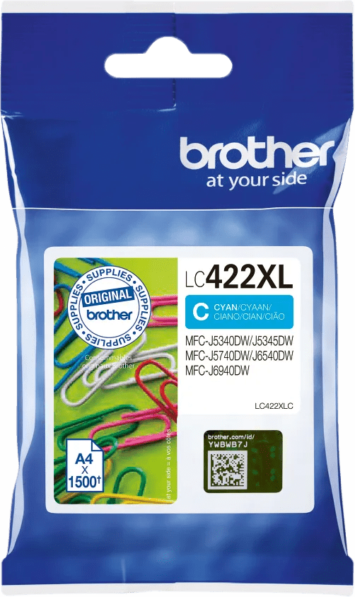 Brother LC-422XL Cartridge Cyaan