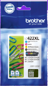 Brother lc-422xl cartridge combo pack 2 915415