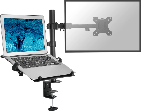 ACT AC8305 Monitorarm 1 Scherm met Laptoparm