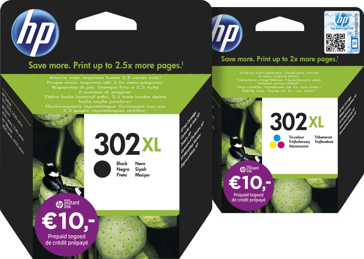 Hp 302xl cartridge combo pack 1 Hp 302xl cartridge combo pack