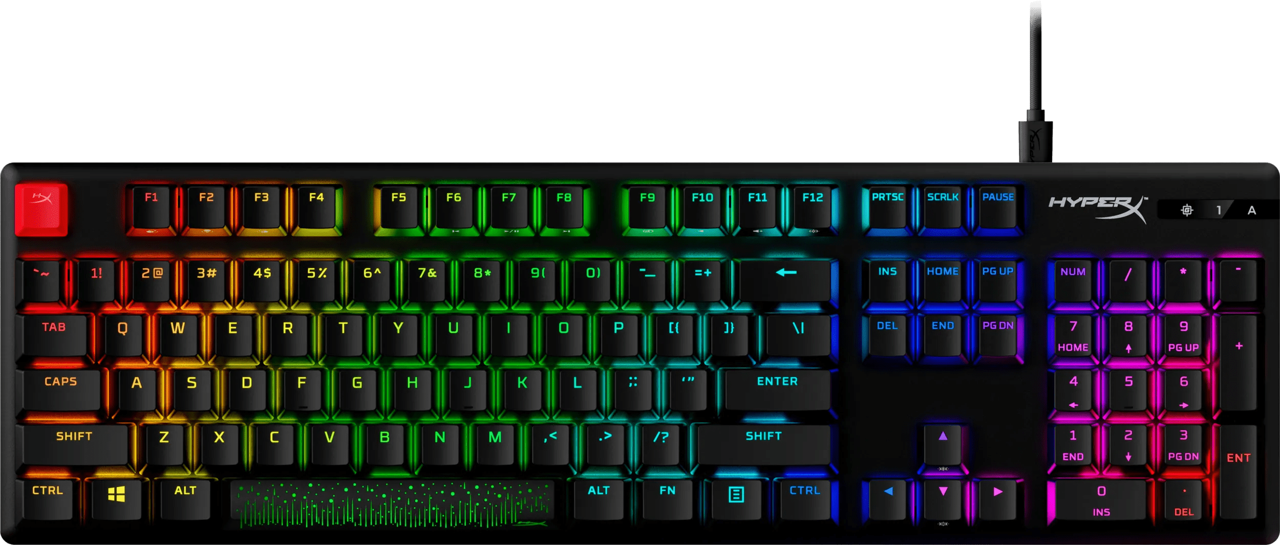 Hyperx alloy origins pbt hx red lineair mechanisch gaming toetsenbord 1 Hyperx alloy origins pbt hx red lineair mechanisch gaming toetsenbord