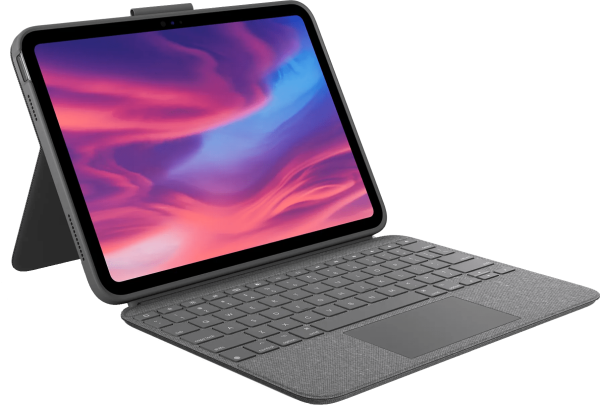 Logitech Combo Touch Apple iPad (2025/2022) Toetsenbord Hoes QWERTY