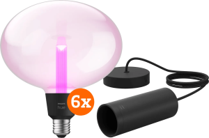 Philips hue lightguide ellipse white and color e27 6-pack + hanglampsnoer 2 921848