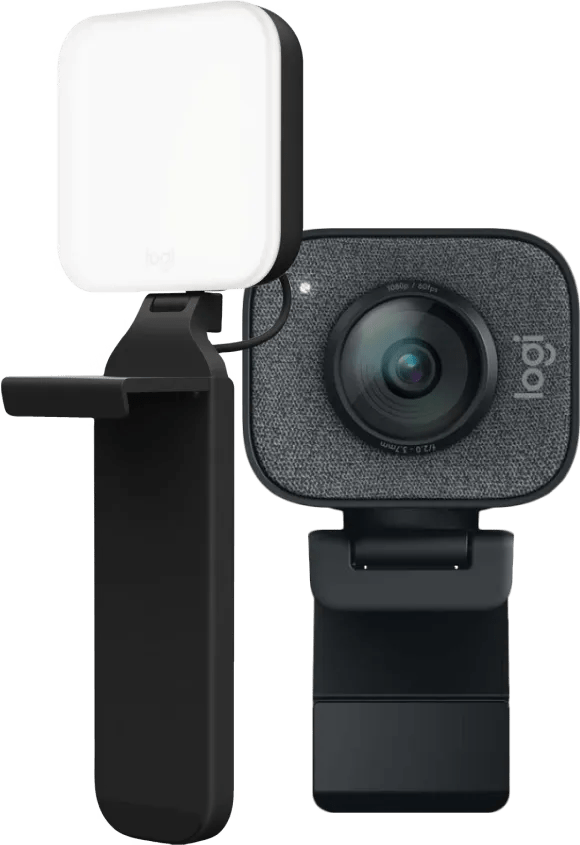 Logitech Litra Glow Streaming Lamp + StreamCam Grijs