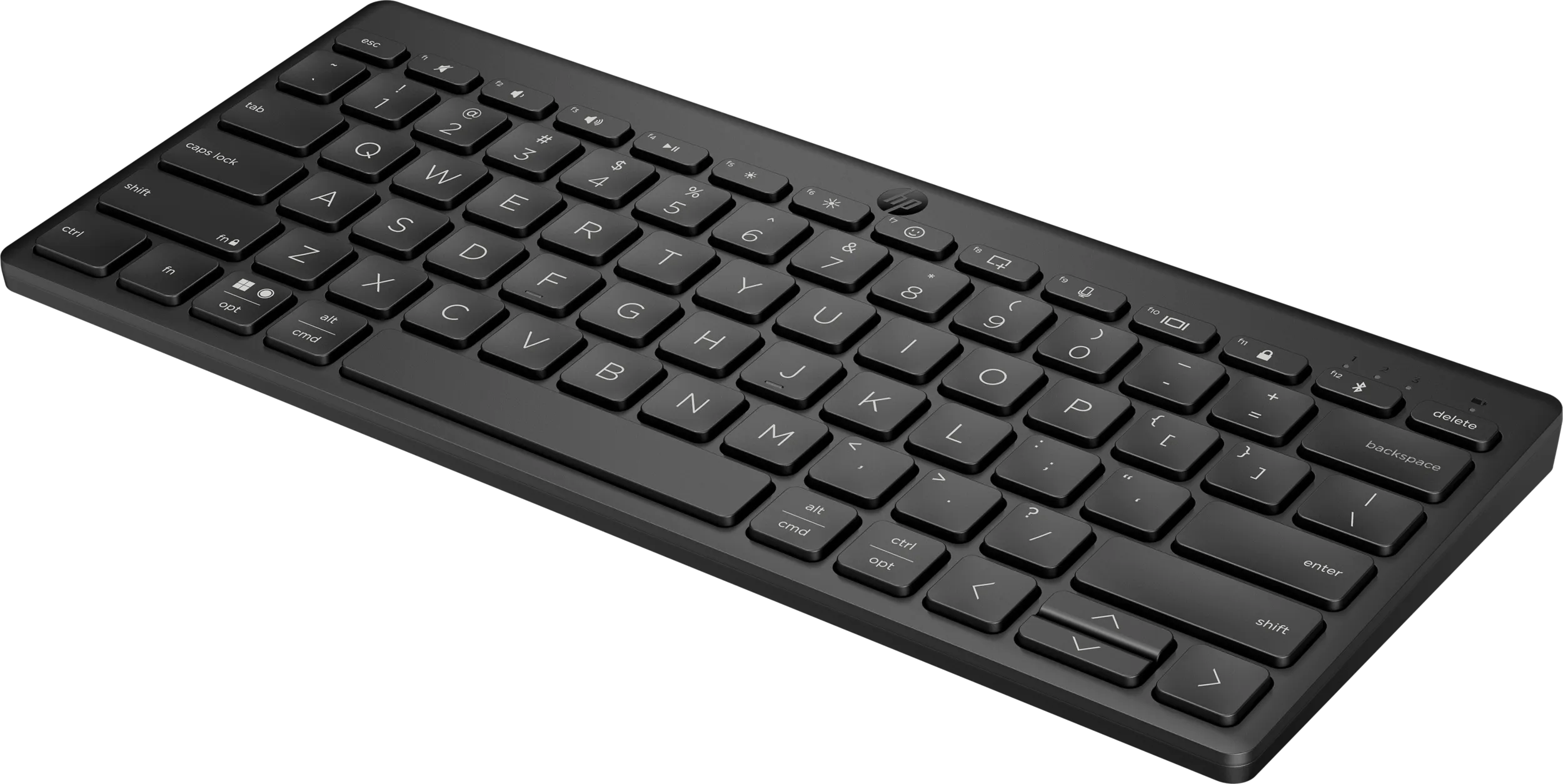 Hp 350 compact draadloos toetsenbord zwart qwerty 1 Hp 350 compact draadloos toetsenbord zwart qwerty