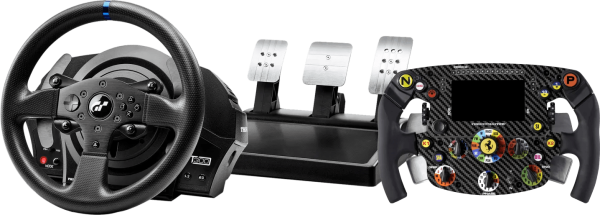 Thrustmaster T300 RS GT + Ferrari SF1000 Wheel Add-On