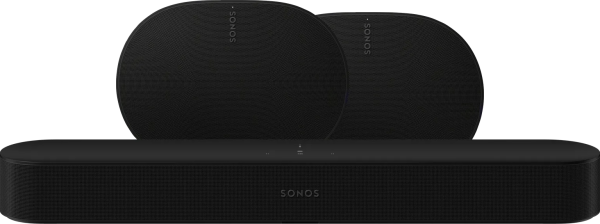 Sonos Beam Gen2 Zwart + 2x Era 300 Zwart