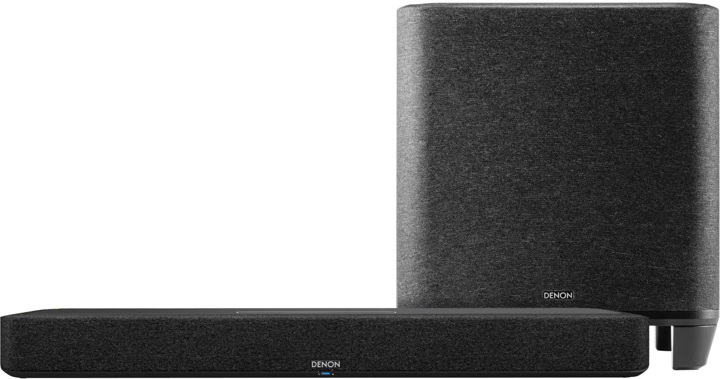 Denon home soundbar 550 + denon home subwoofer zwart 1 Denon home soundbar 550 + denon home subwoofer zwart