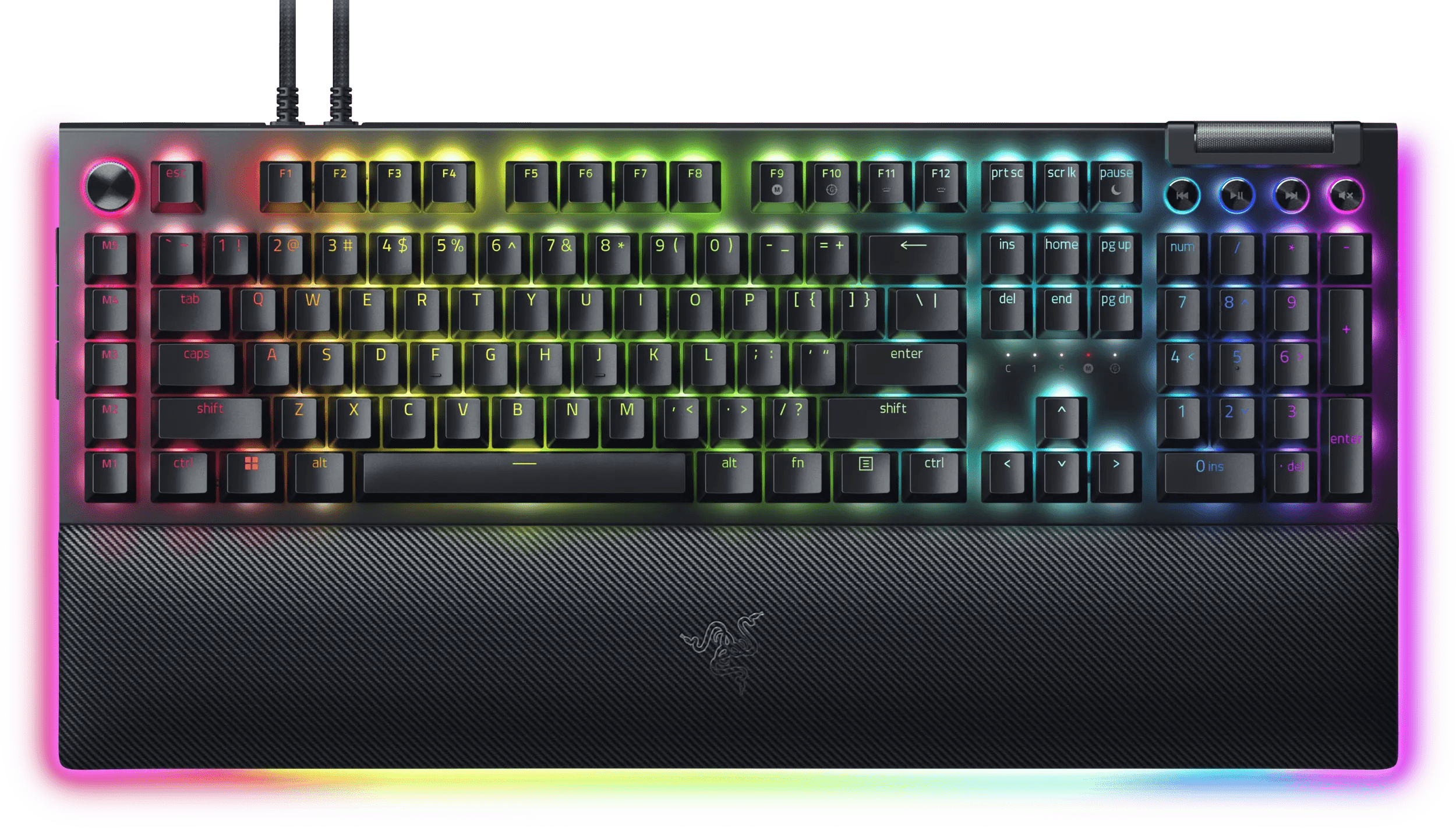 Razer blackwidow v4 pro qwerty - green switch 1 Razer blackwidow v4 pro qwerty - green switch