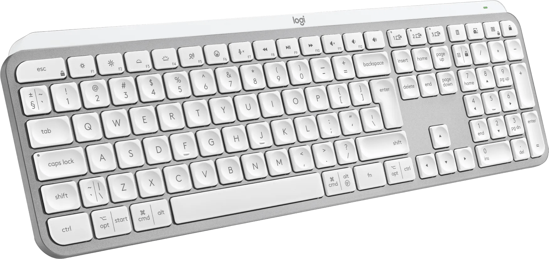 Logitech mx keys s grijs qwerty 1 Logitech mx keys s grijs qwerty