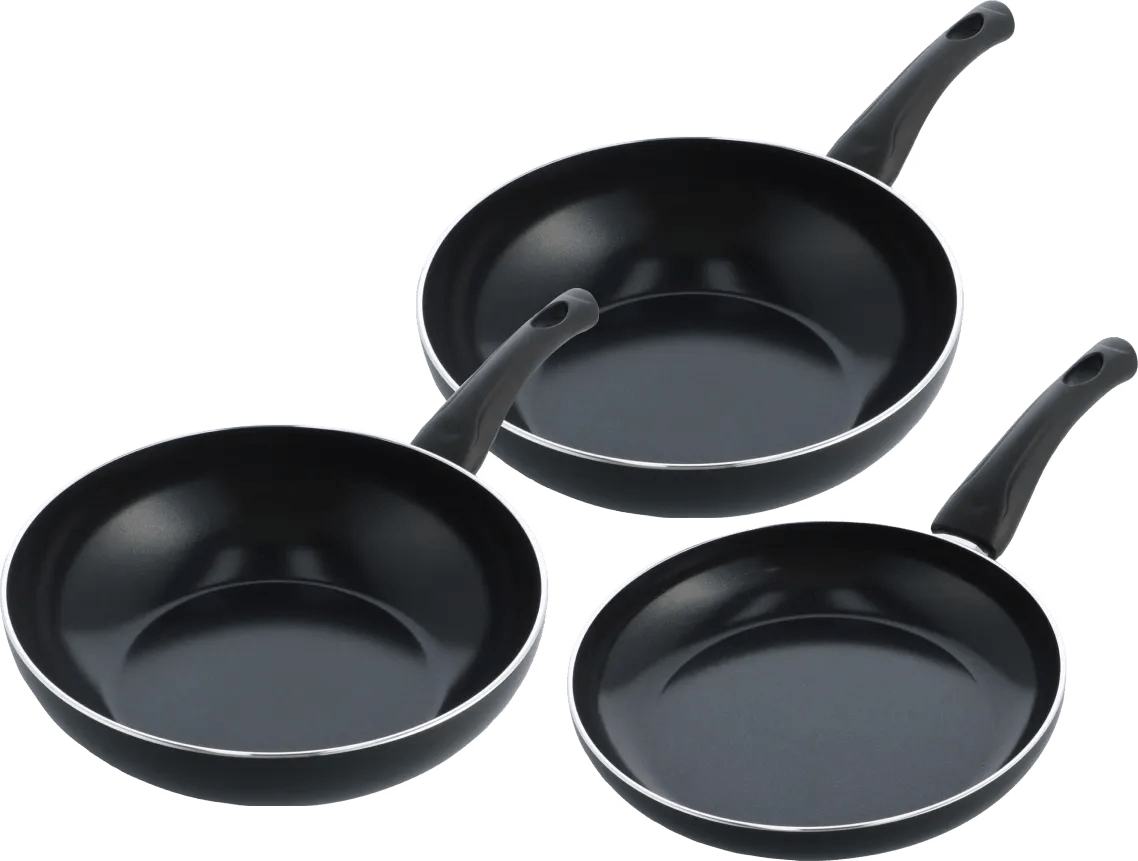 Bk brilliant koekenpannenset 24 + 28 cm + wokpan 1 Bk brilliant koekenpannenset 24 + 28 cm + wokpan
