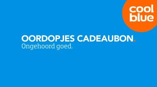 Oordopjes cadeaubon van 125 euro
