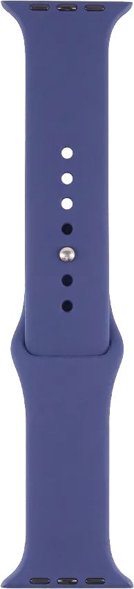 BlueBuilt Siliconen Bandje Blauw voor Apple Watch 44/45/46 mm