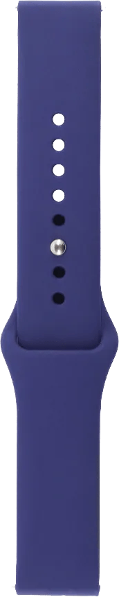 BlueBuilt Siliconen Bandje Blauw voor Samsung 20 mm