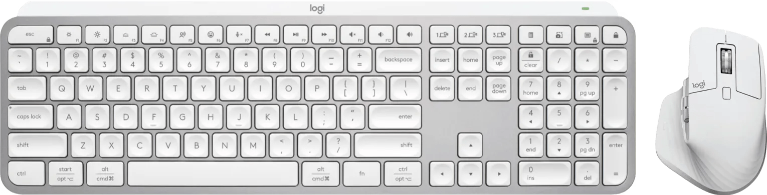 Logitech mx keys s grijs qwerty + logitech mx master 3s grijs 1 Logitech mx keys s grijs qwerty + logitech mx master 3s grijs