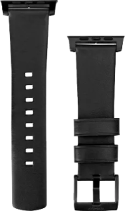 Nomad apple watch 44/45/46/49 mm leren bandje zwart 2 935545