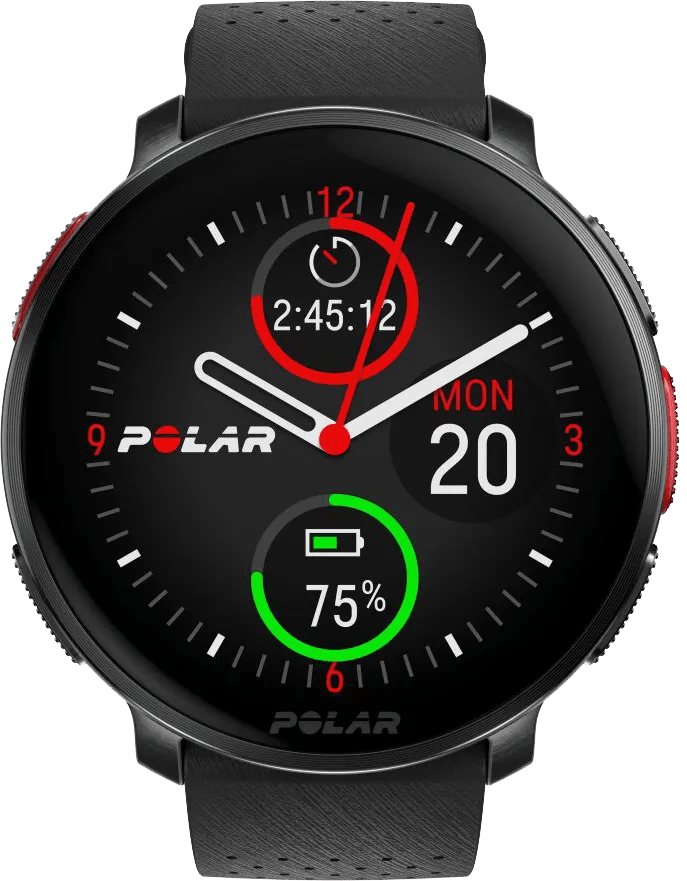 Polar vantage v3 zwart 1 Polar vantage v3 zwart