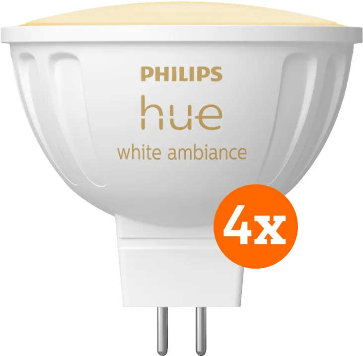 Philips hue spot white ambiance mr16 4-pack 1 Philips hue spot white ambiance mr16 4-pack