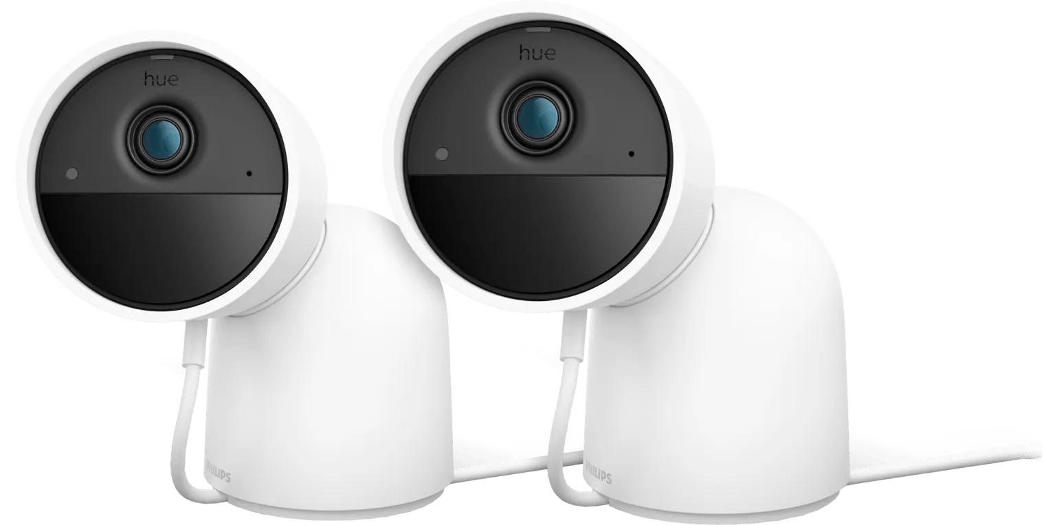 Philips hue secure desktop beveiligingscamera wit 2-pack 1 Philips hue secure desktop beveiligingscamera wit 2-pack
