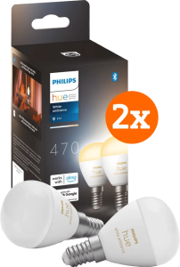 Philips hue luster kogellamp white ambiance e14 4-pack 2 942028