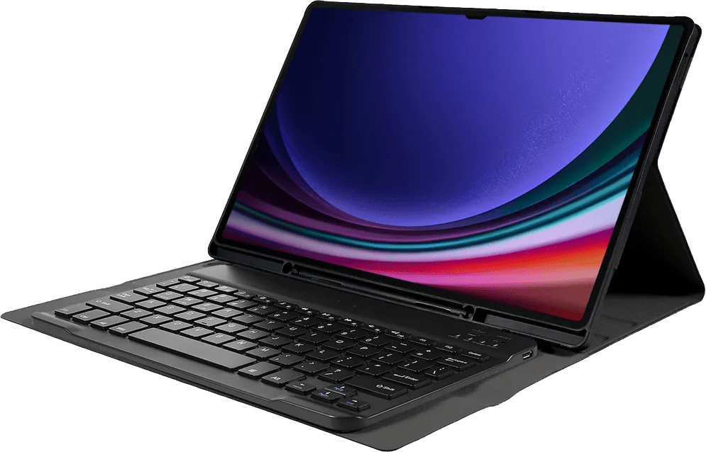 Just in case premium samsung galaxy tab s10 ultra / s9 ultra toetsenbord hoes qwerty zwart 1 Just in case premium samsung galaxy tab s10 ultra / s9 ultra toetsenbord hoes qwerty zwart