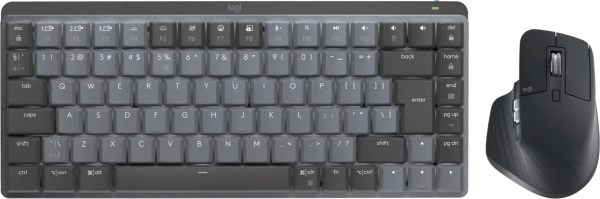 Logitech MX Mechanical Mini Draadloos Toetsenbord + Logitech MX Master 3S