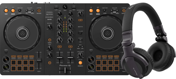 Pioneer DJ DDJ-FLX4 + Pioneer DJ HDJ-CUE1