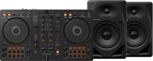 Pioneer dj ddj-flx4 + pioneer dj dm-50d zwart 2 942906