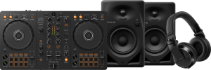 Pioneer dj ddj-flx4 + pioneer dj hdj-x7 zwart + pioneer dj dm-40d zwart 2 942916