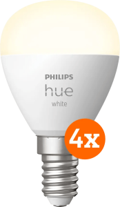 Philips hue kogellamp white e14 4-pack 2 943624