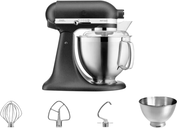 KitchenAid 5KSM185PSEBK Vulkaanzwart